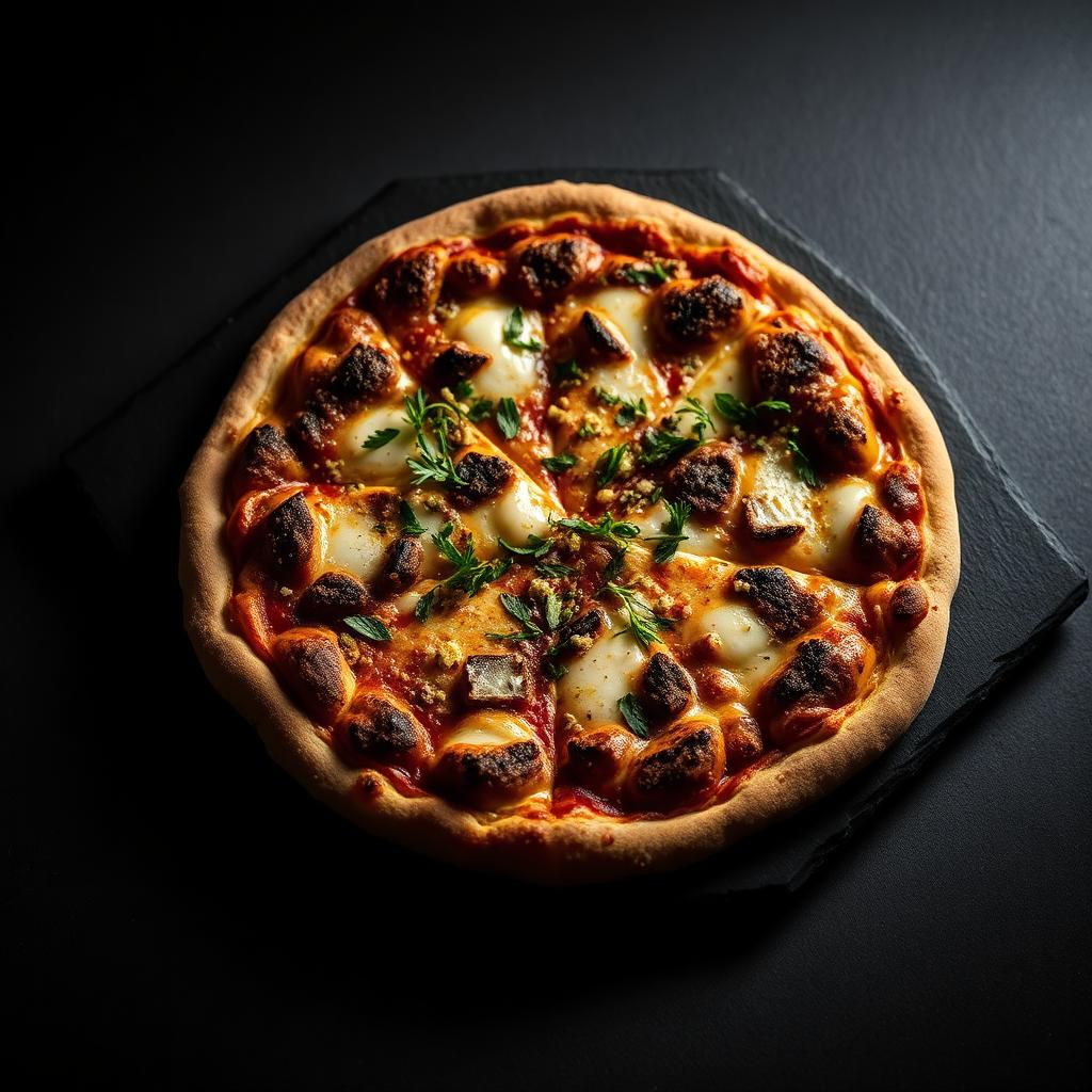 Black truffle signature pizza